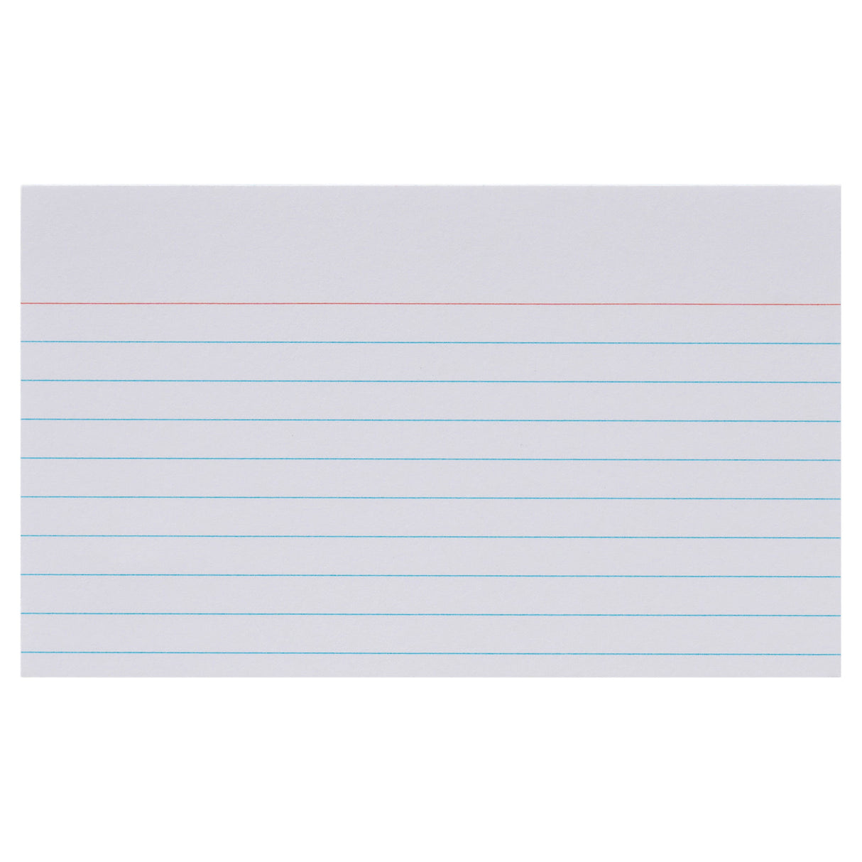 Premier Office 5 x 3 Ruled Record Cards - White - Pack of 100