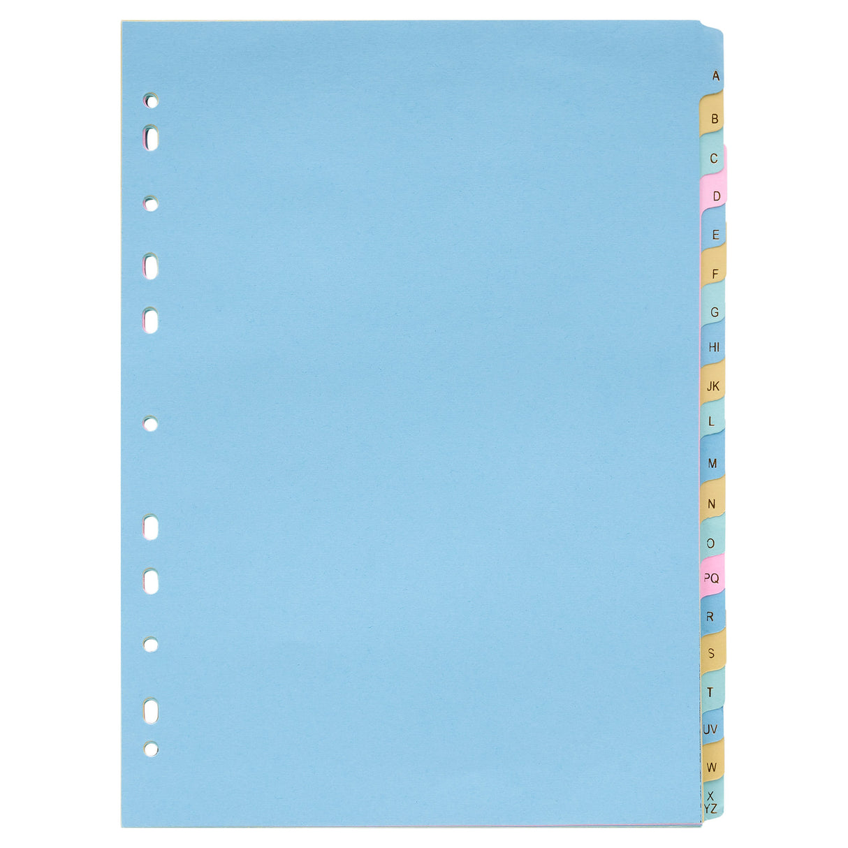 Concept A-Z Alphabetical Subject Dividers - 160 gsm - 20 Tabs