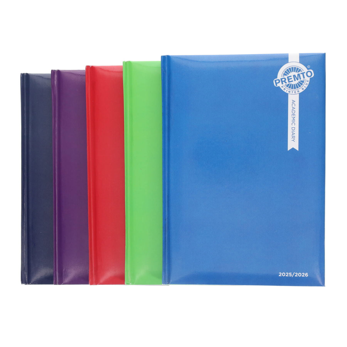 Premto A5 Week To View Academic Diary 2025-2026 - Admiral Blue