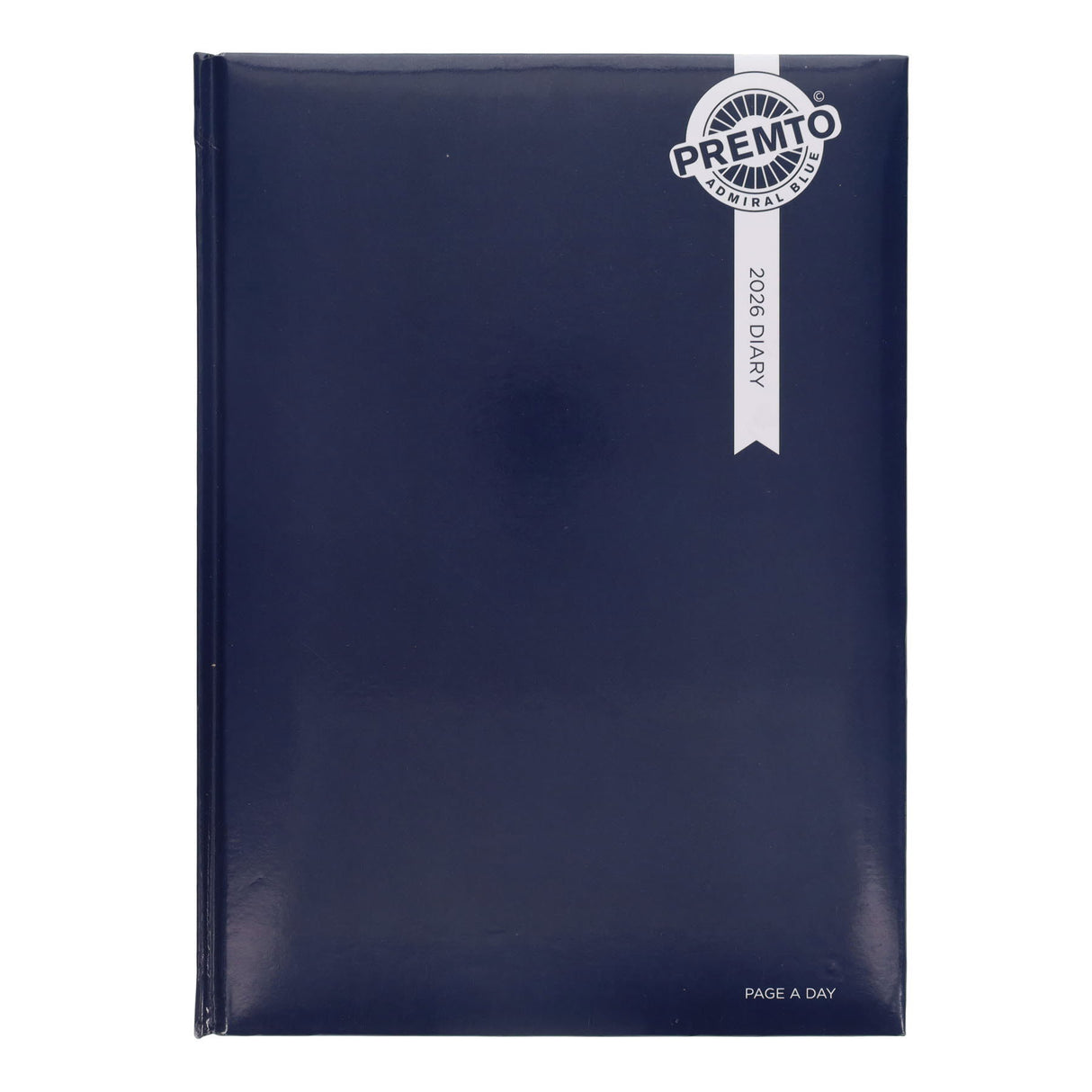 Premto 2026 A4 Page A Day Diary - Admiral Blue