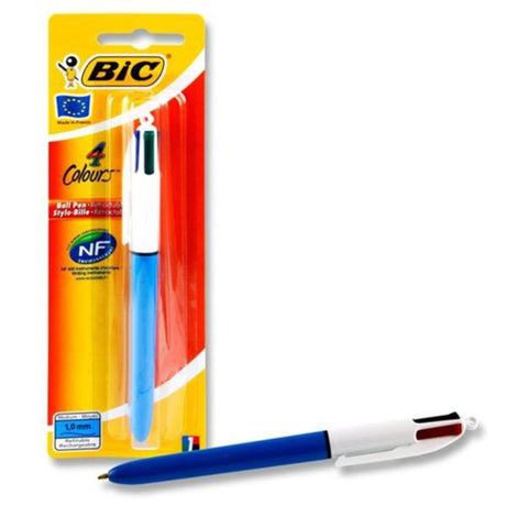 BIC 4 Colour Ballpoint Pen-Ballpoint Pens-BIC | Buy Online at Stationery Shop