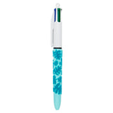 BIC 4 Colour Velours Ballpoint Pen - Jungle - Pack of 3-Ballpoint Pens-BIC | Buy Online at Stationery Shop