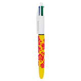 BIC 4 Colour Velours Ballpoint Pen - Jungle - Pack of 3-Ballpoint Pens-BIC | Buy Online at Stationery Shop