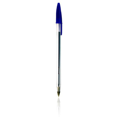 BIC Cristal Ballpoint Pens - Blue - Pack of 10-Ballpoint Pens-BIC | Buy Online at Stationery Shop