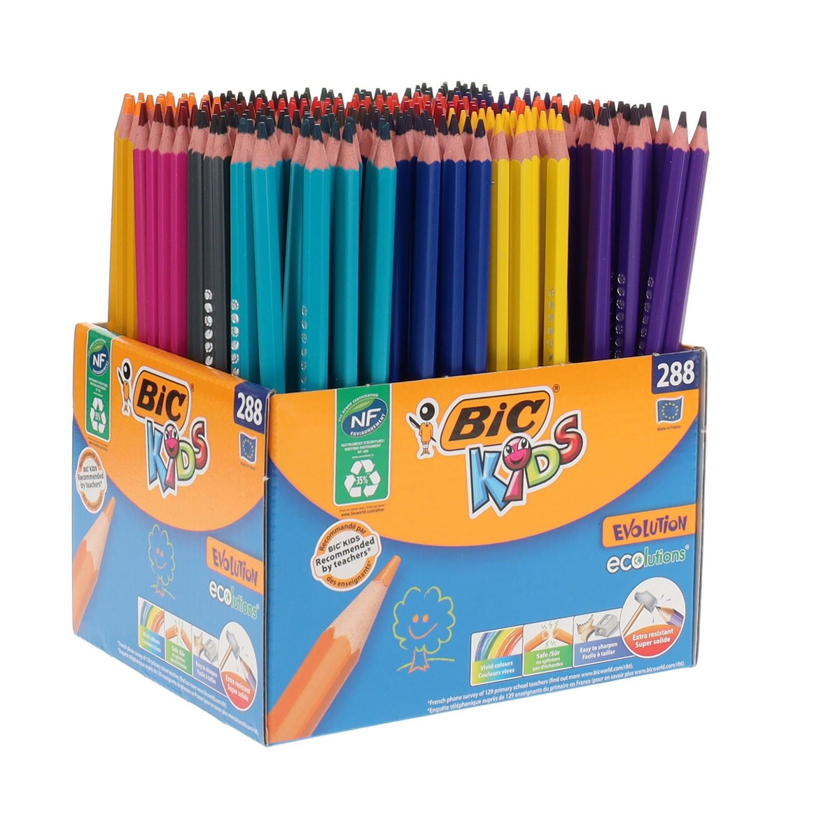 BIC Kids Evolution Colouring Pencils - Box of 288