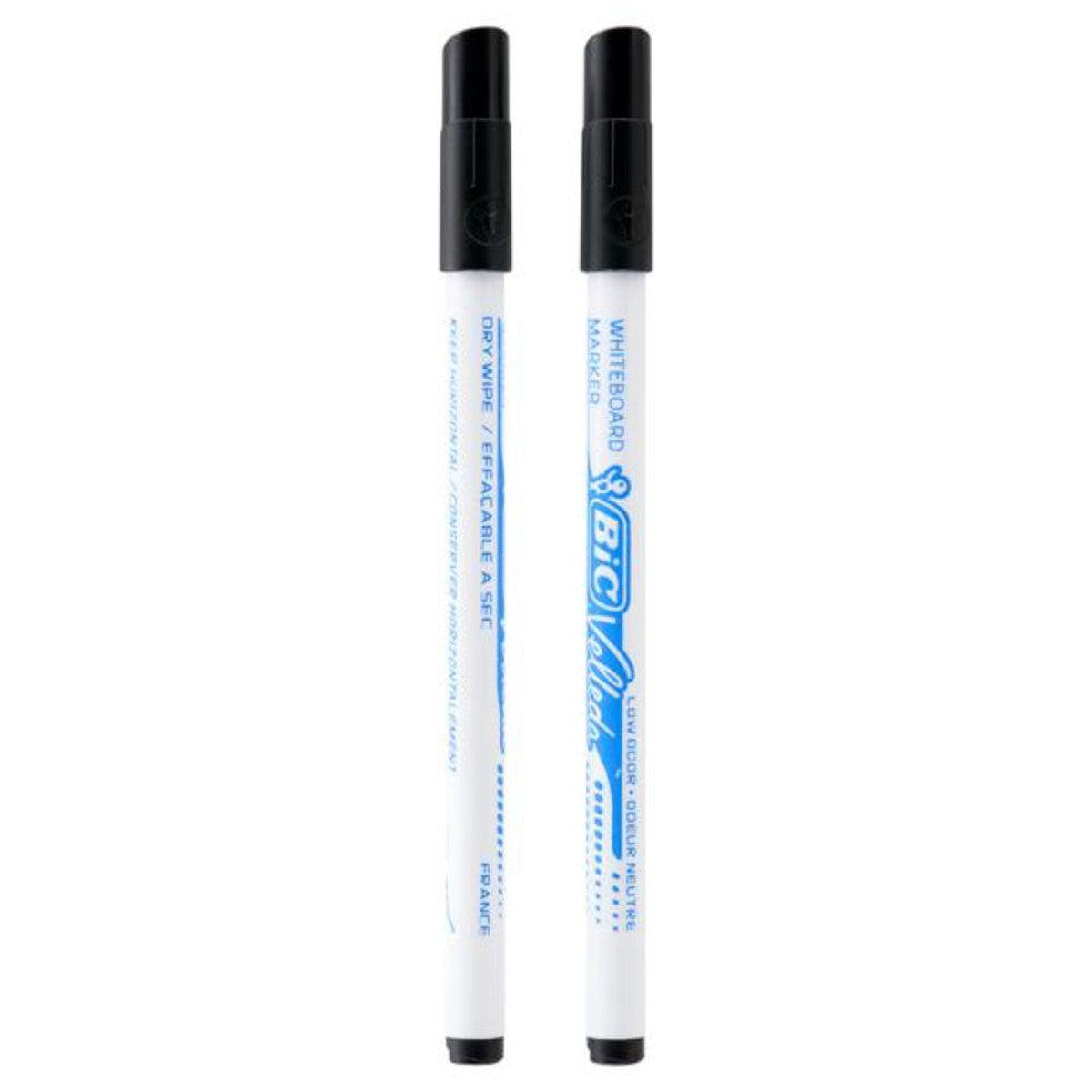 BIC Velleda Whiteboard Markers Black - Pack of 2
