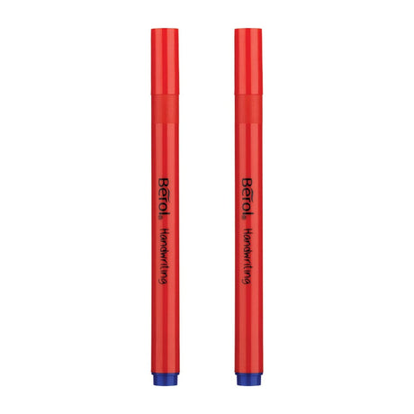 Berol Medium Nib Handwriting Pen - Blue Ink - Pack of 2
