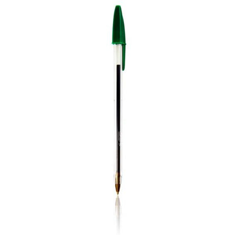 Bic Cristal Original Ballpoint Pen - Green-Ballpoint Pens-BIC | Buy Online at Stationery Shop