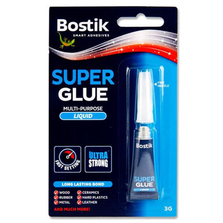 Bostik Superglue Tube - Original - 3g-Super Glue-Bostik | Buy Online at Stationery Shop