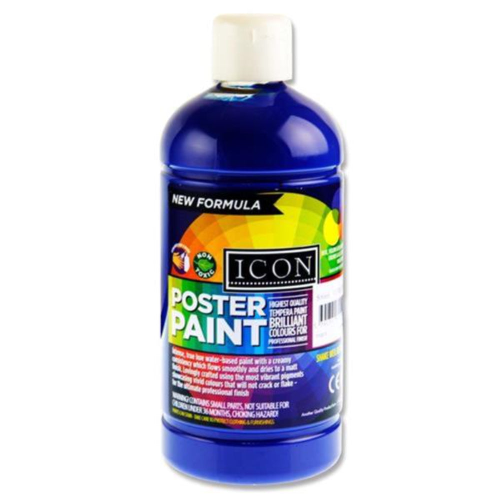 Icon Poster Paint - 500ml - Ultramarine Blue