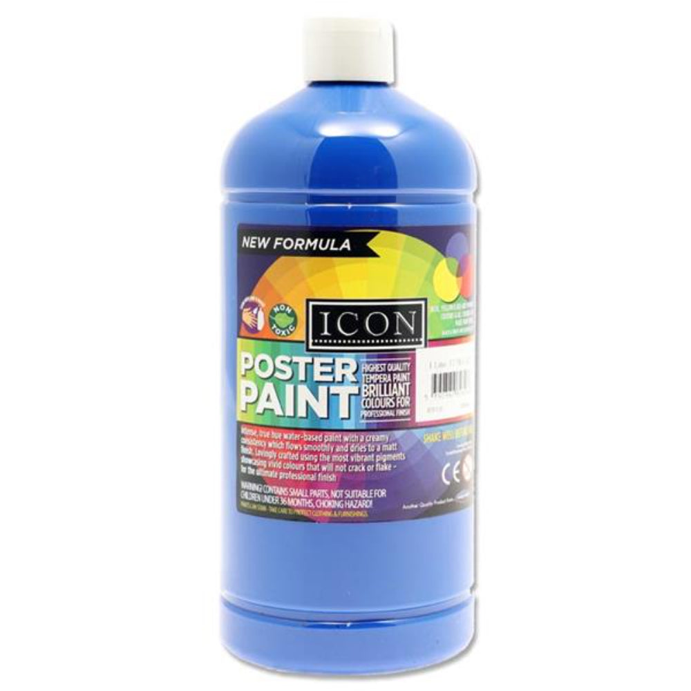 Icon Poster Paint - 1 litre - Ultramarine Blue