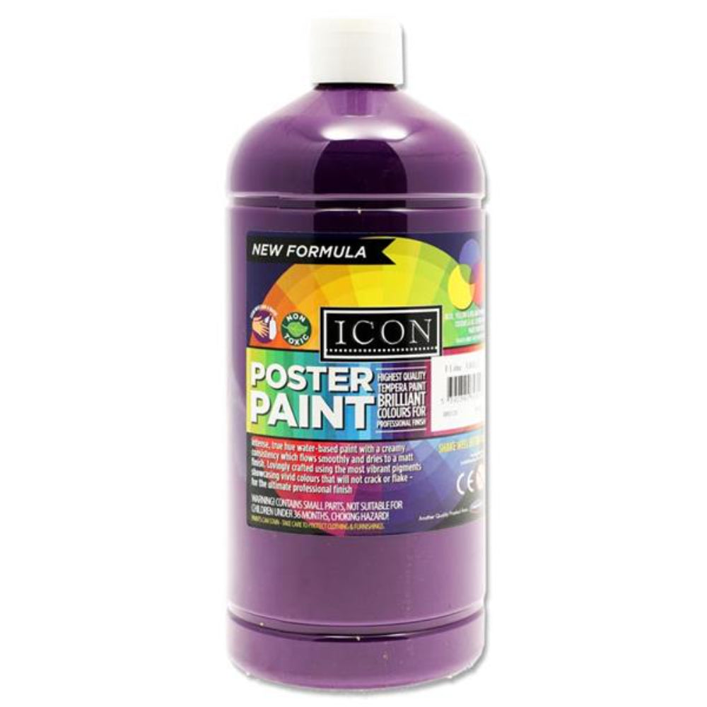 Icon Poster Paint - 1 litre - Violet