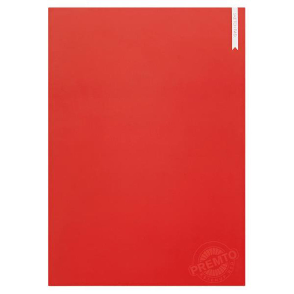 Premto A4 Sketch Pad 30 Sheets - Ketchup Red