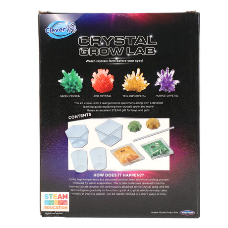 Clever Kidz Create your own Crystal Grow Lab-Kids Art Sets-Clever Kidz|StationeryShop.co.uk