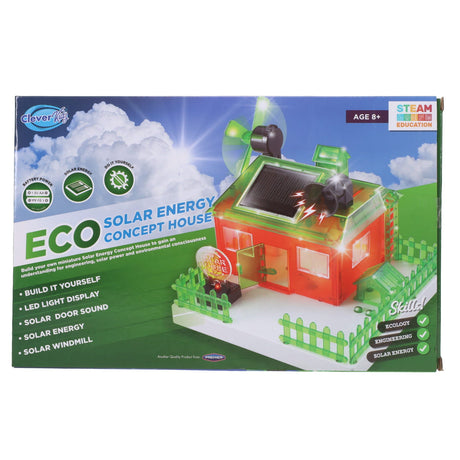 Clever Kidz Eco Solar Energy Concept House-Kids Art Sets-Clever Kidz|StationeryShop.co.uk