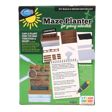 Clever Kidz Maze Planter-Kids Art Sets-Clever Kidz|StationeryShop.co.uk
