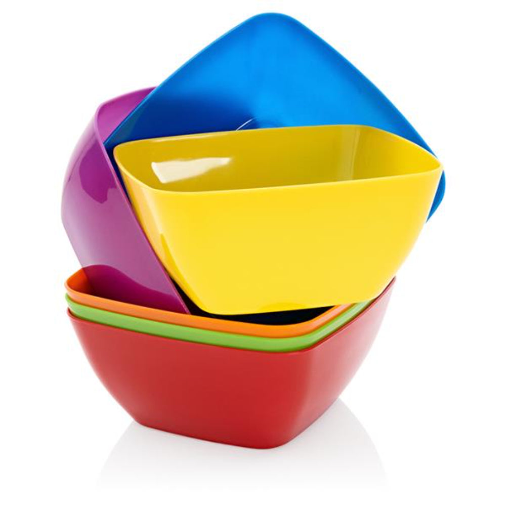 Clever Kidz Sorting Bowls - Square - Pack of 6-Educational Games-Clever Kidz|StationeryShop.co.uk