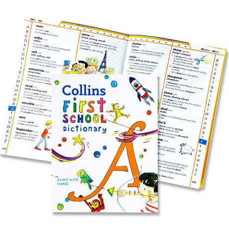 Collins First School Dictionary - Learn with Words-Dictionaries-Collins|StationeryShop.co.uk