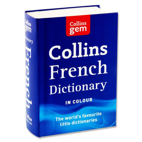 Collins Gem Dictionary - French-Dictionaries-Collins|StationeryShop.co.uk