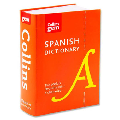 Collins Gem Dictionary - Spanish-Dictionaries-Collins|StationeryShop.co.uk