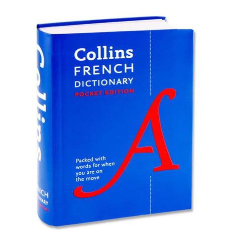 Collins Pocket Dictionary - French-Dictionaries-Collins|StationeryShop.co.uk