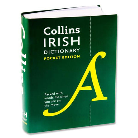 Collins Pocket Dictionary - Irish-Dictionaries-Collins|StationeryShop.co.uk