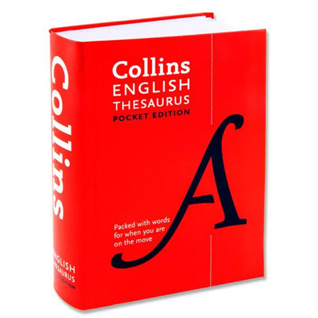 Collins Pocket Edition Thesaurus - English-Dictionaries-Collins|StationeryShop.co.uk