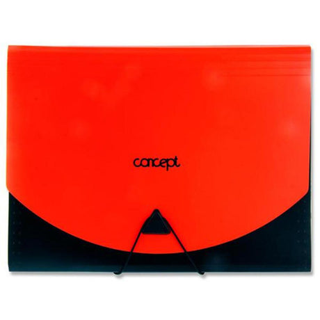Concept A4 13 Part Expanding File - Black