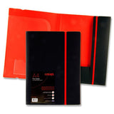 Concept A4 File Holder with Elasticated Closure-Report & Clip Files-Concept|StationeryShop.co.uk