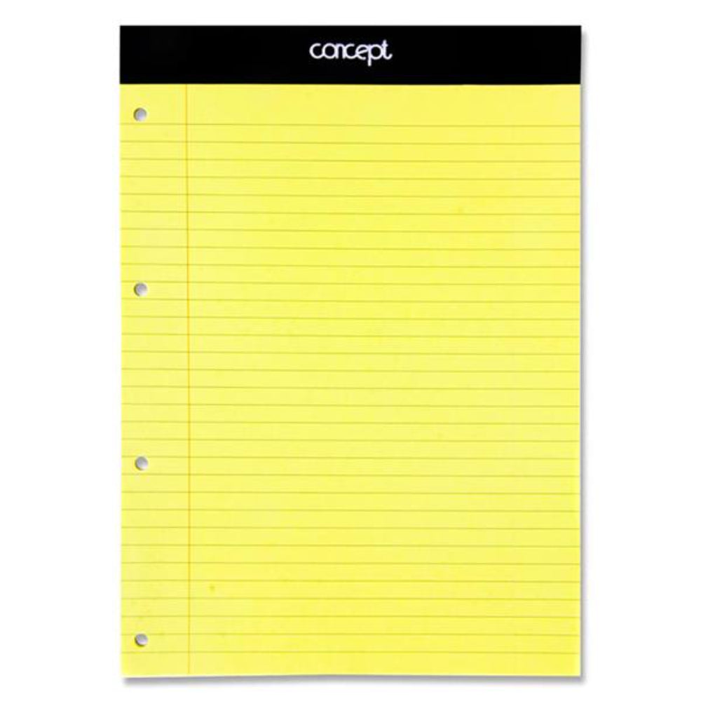 Concept A4 Legal Pad - 50 Sheets-Notepads-Concept|StationeryShop.co.uk