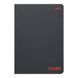 Concept A5 Undated Diary With Times & Notes - Page A Day-Diaries-Concept|StationeryShop.co.uk
