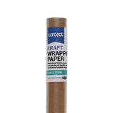 Concept Brown Wrapping Paper Roll - 2.5m x 70cm-Tissue Paper-Concept|StationeryShop.co.uk