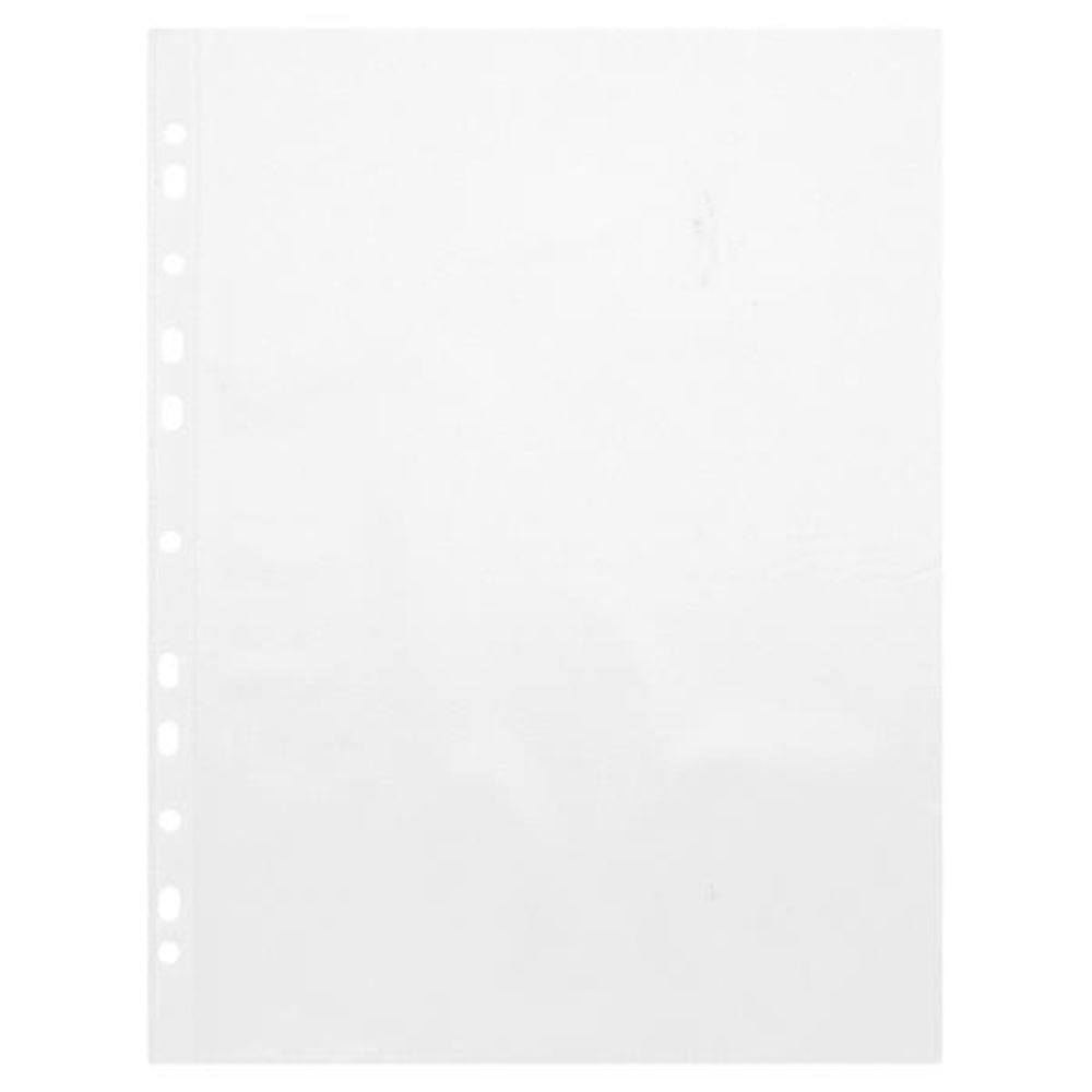 Concept Green A4 Eco 100% Recyclable Punched Pockets - Pack of 100-Punched Pockets-Concept Green|StationeryShop.co.uk
