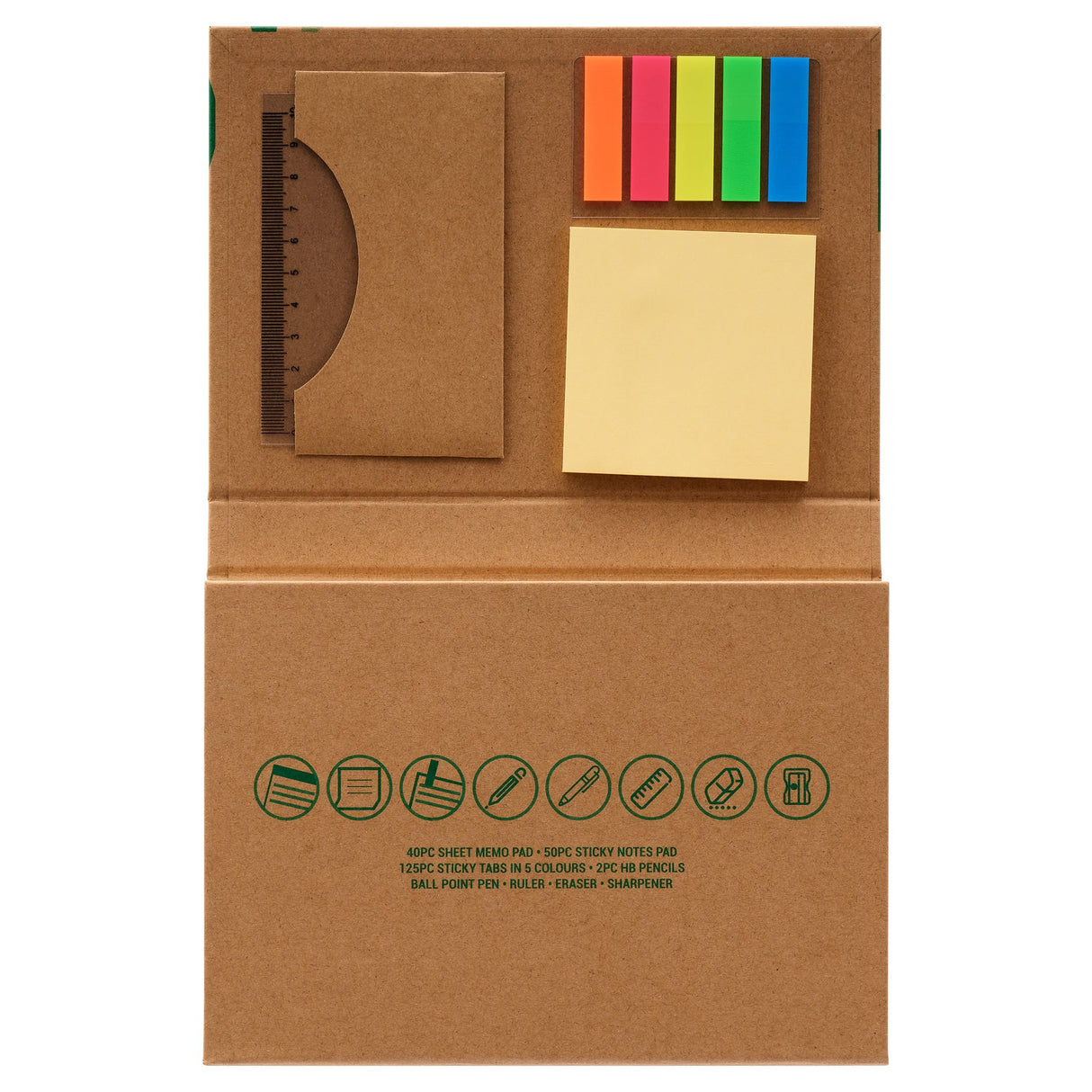 Concept Green Memo Pad Stationey Set-Stationery Sets-Concept Green|StationeryShop.co.uk