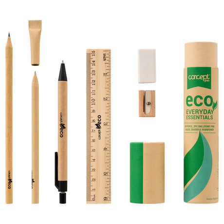 Concept Green Stationery Eco Everyday Essentials - Set 6-Stationery Sets-Concept Green|StationeryShop.co.uk