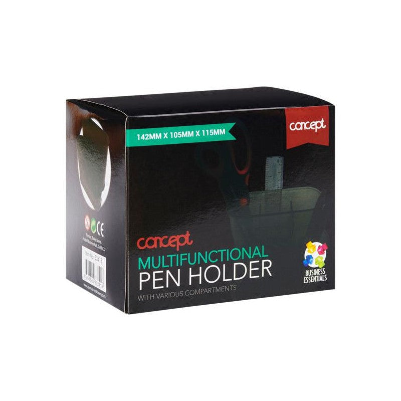 Concept Multifunctional Pen Holder - 142x105x115mm-Desk Tidy-Concept|StationeryShop.co.uk