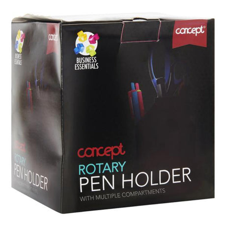 Concept Rotary Pen Holder - 124 x 120 x 160mm-Desk Tidy-Concept|StationeryShop.co.uk