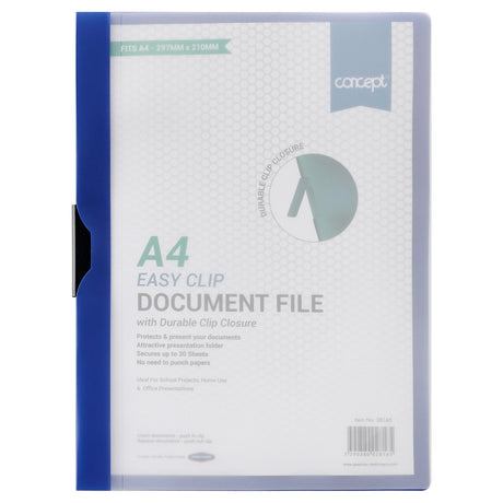 Concpet A4 Easy Clip Document File-Report & Clip Files-Concept|StationeryShop.co.uk
