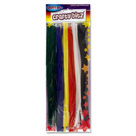 Crafty Bitz 12 Pipe Cleaners - Multiple Colours - Pack of 42-Pipe Cleaners-Crafty Bitz|StationeryShop.co.uk