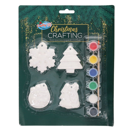 Crafty Bitz Christmas Crafting - Paint Your Own Festive Decorations-Crafting Materials-Crafty Bitz|StationeryShop.co.uk