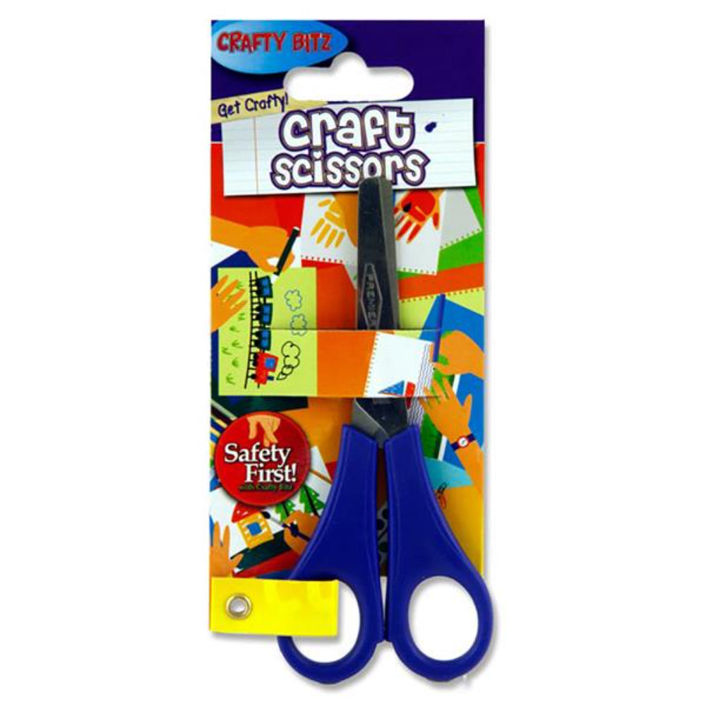 Crafty Bitz Craft Scissors - Blue-Scissors-Crafty Bitz|StationeryShop.co.uk