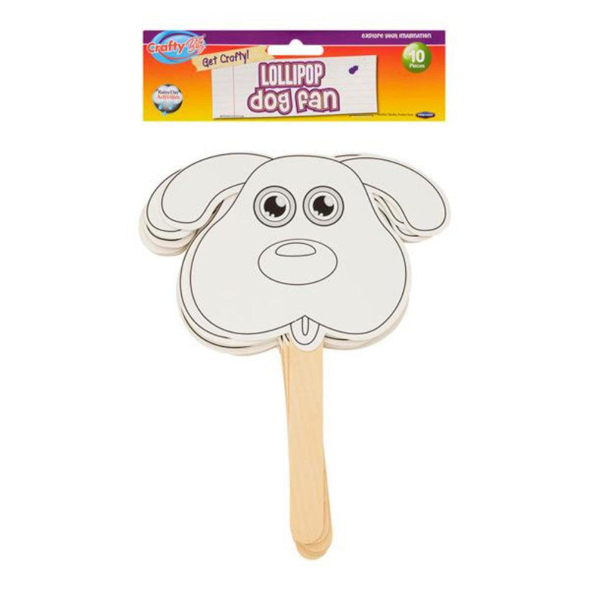 Crafty Bitz Lollipop Dog Fan - Pack of 10
