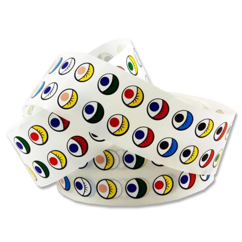 Crafty Bitz Pairs of Coloured Eyes - 2000 Sticker Roll-Stickers-Crafty Bitz|StationeryShop.co.uk