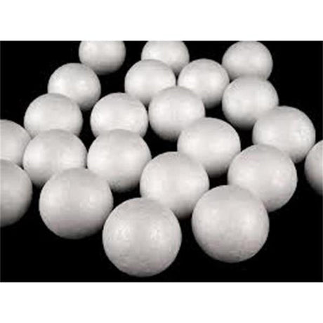 Crafty Bitz Polyestyrene Balls- 5cm - Pack of 10-Styrofoam/Polyestyrene-Crafty Bitz|StationeryShop.co.uk