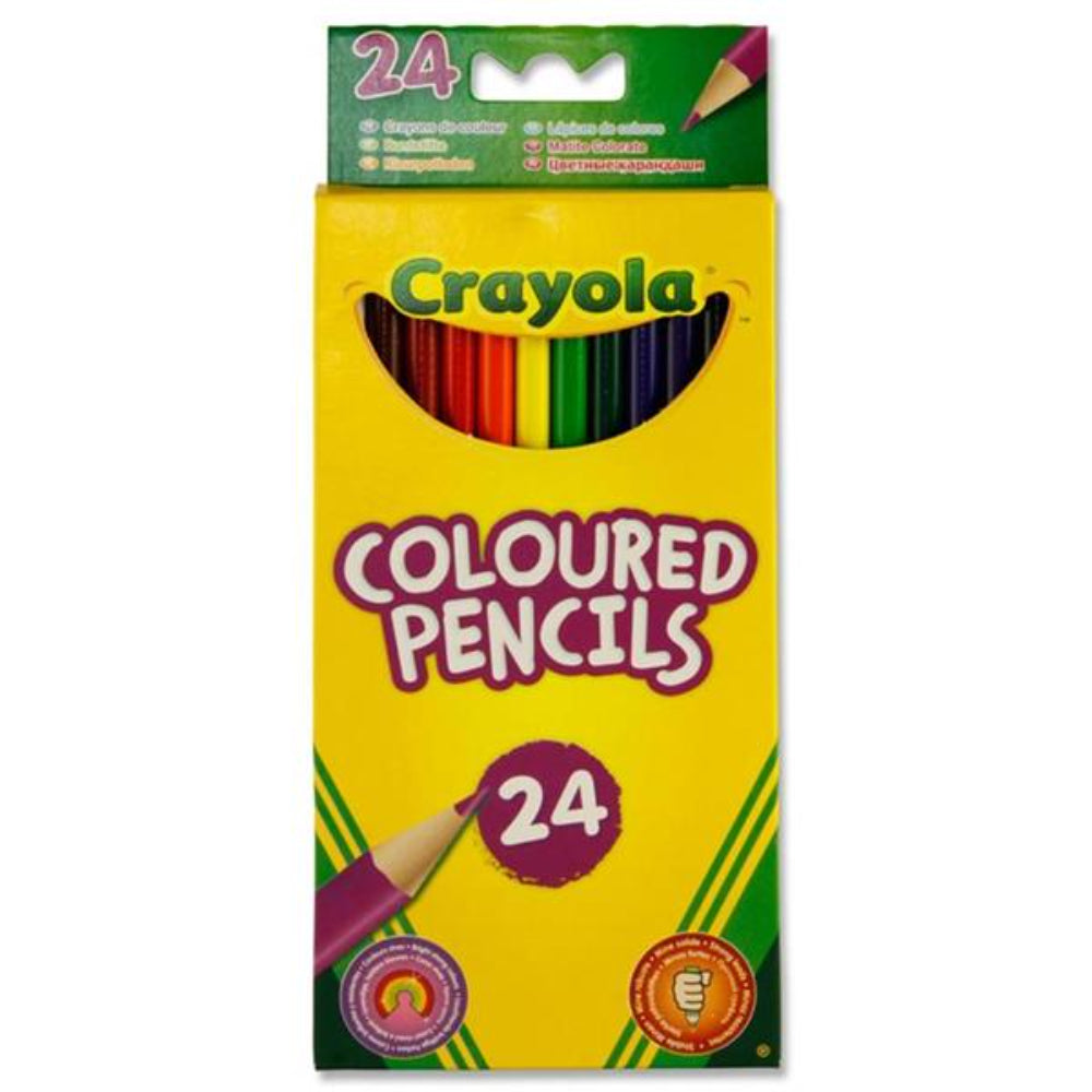 Crayola Coloured Pencils - Pack of 24-Colouring Pencils-Crayola|StationeryShop.co.uk