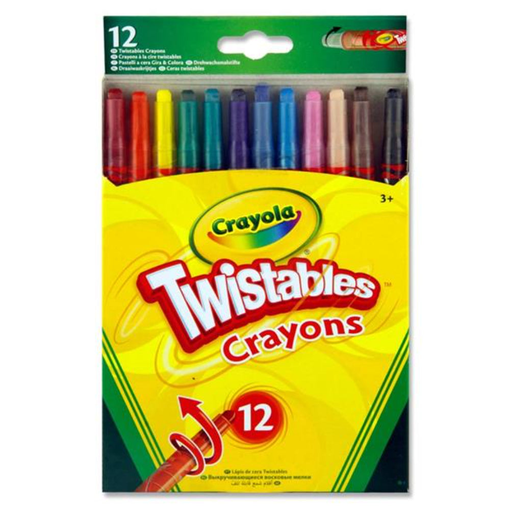 Crayola Twistables Crayons - Pack of 12-Crayons-Crayola|StationeryShop.co.uk