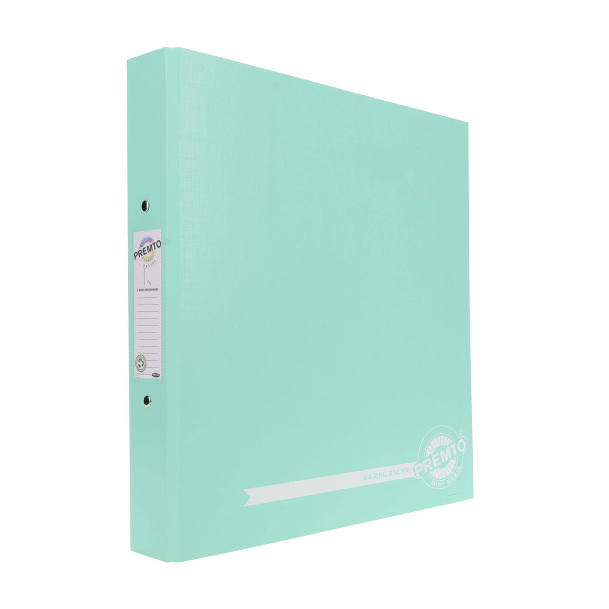 Premto Pastel Ring Binder - A4 - Mint Magic