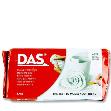 DAS Air Hardening Modelling Clay - White - 1kg-Modelling Clay-DAS|StationeryShop.co.uk