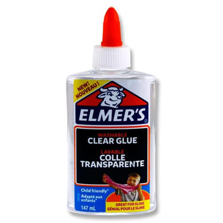 Elmer's Glue & Slime - 147ml - Clear-Craft Glue & Office Glue-Elmer's|StationeryShop.co.uk