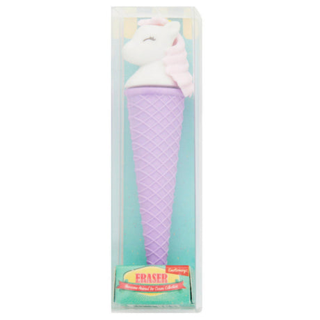 Emotionery 3D Ice Cream Cone Eraser - Unicorn-Erasers-Emotionery|StationeryShop.co.uk